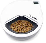 Cat Mate C300 Automatischer Tierfutterautomat mit 3 Näpfen und digitalem Timer, für Katzen und kleine Hunde, für nasses und trockenes Tierfutter, 3 Mahlzeiten