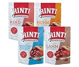 RINTI- Kennerfleisch 400g Hundefutter Mix / 4 Sorten Auswahl/getreidefreies Nassfutter/als 12er oder 20er Pack erhältlich (20)