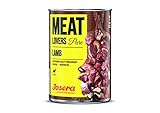 Josera Meat Lovers Pure Lamb | Nassfutter für Hunde | getreidefrei | hoher Fleischanteil |leckeres Lamm, saftige Brühe und Mineralstoffe | Alleinfuttermittel | 6 x 800 g