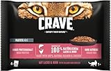 CRAVE Katze Pouch Paté mit Lachs & Huhn 4x85g