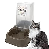 GarPet 3,7 L Automatischer Futterspender Wasserspender 2in1 Futterautomat Wasserautomat für Hunde Katzen Wasser und Futter Automat Spender Napf