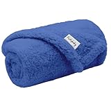 furrybaby Hundedecke und Katzendecke, Weiche und Warme Haustierdecke, Bett Decken für Hunde und Katze (S 60 * 80cm, Blau)