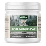 AniForte Barf Complete Katze 100g - Natürliche Rundumversorgung mit Omega 3, Bierhefe, Taurin, Hagebutte, Premium Futter Zusatz zum Barfen, Vitamine & Mineralstoffe