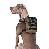 OneTigris Eureka Hunderucksack, kleiner Hundebackpack mit Kotbeutelspender zum täglichen Wandern für kleine Hunde