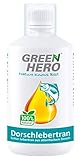 Green Hero Premium Dorschlebertran 500 ml für Hunde, Katzen und Pferde - Fischöl reich an Vitamin A, D3 und Omega 3 Fettsäuren - Barf Zusatz - Lebertran für Welpen und Jungtiere