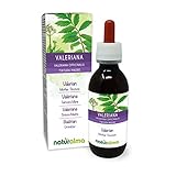 Baldrian (Valeriana officinalis) Wurzeln Alkoholfreier Urtinktur Naturalma - Flüssig-Extrakt Tropfen 120 ml - Nahrungsergänzungsmittel - Veganer