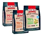 RINTI MAX-I-MUM Probierpaket | Hunde Trockenfutter | 3x1kg | 70 % Fleisch & Innereien | ohne Getreide