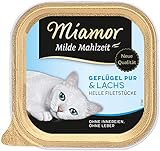 Miamor Milde Mahlzeit Geflügel Pur & Lachs 16x100g