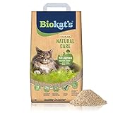 Biokat's Natural Care - Feine klumpende Katzenstreu aus nachwachsenden und kompostierfähigen Pflanzenfasern - 1 Sack (1 x 8 L)