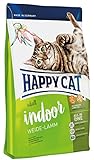 Happy Cat Indoor Adult Weide-Lamm, 1er Pack (1 x 10 kg)