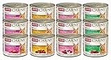 animonda Carny Adult Kräftige Variation (12 x 200 g), Katzennassfutter für ausgewachsene Katzen, Nassfutter mit 100 % frischen, fleischlichen Zutaten, Katzenfutter ohne Getreide und Zucker