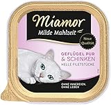Miamor Milde Mahlzeit Geflügel Pur & Schinken 16x100g