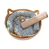Generisch Woven Cat Bed | Cat Wicker Bed | Handmade Cat Bed | Natural Woven Cat Bed | Rattan Cat Bed Made of Cotton Yarn for Kittens and Puppies