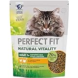 Natural Vitality Trockenfutter für ausgewachsene Katzen - geeignet für sterilisierte Katzen - Alleinfutter mit natürlichen Inhaltsstoffen - 6er Pack (6 x 1 kg)