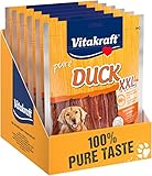 Vitakraft Hundesnack Duck XXL Entenfleischstreifen, 6x 250g