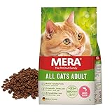 MERA Cats Lachs (2kg), getreidefreies Trockenfutter für ausgewachsene Katzen, nachhaltiges Katzenfutter mit hohem Fleischanteil