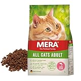 MERA Cats Lachs (2kg), getreidefreies Trockenfutter für ausgewachsene Katzen, nachhaltiges Katzenfutter mit hohem Fleischanteil