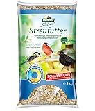 Dehner Natura Premium Wildvogelfutter, Streufutter schalenfrei, Ganzjahresfutter proteinreich / energiereich, hochwertiges Vogelfutter für Wildvögel, 5 kg
