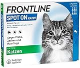 Frontline Spot-on gegen Zecken und Flöhe bei Katze,6St