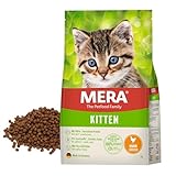 MERA Cats Kitten Huhn (2kg), Trockenfutter für heranwachsende Katzen, getreidefrei & nachhaltig, Trockenfutter mit hohem Fleischanteil