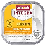 animonda INTEGRA PROTECT Sensitive Huhn + Pastinaken (11 x 150 g), Hunde Diätfutter bei Futtermittelallergie, sensitives Hundefutter für allergische Hunde, Nassfutter für Hunde ohne Getreide