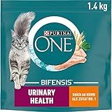 PURINA ONE BIFENSIS Urinary Care Katzenfutter trocken, reich an Huhn, 6er Pack (6 x 1,4kg)