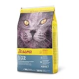JOSERA Léger (1 x 2 kg) | Katzenfutter mit wenig Fett | für übergewichtige oder sterilisierte Katzen | Super Premium Trockenfutter für ausgewachsene Katzen | 1er Pack