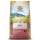 Wildes Land - Nr. 5 Rind - 12 kg - mit Kartoffeln und Wildkräutern - Glutenfrei - Trockenfutter für Hunde - Hundefutter mit hohem Fleischanteil Hohe Verträglichkeit