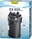 Tetra Aquarium Außenfilter EX 800 Plus - leistungsstarker Filter für Aquarien bis 300 L, schafft kristallklares fischgerechtes Wasser