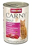 animonda Carny Adult Katzenfutter, Nassfutter für Ausgewachsene Katzen, Multifleisch-Cocktail, 6 X 400 g