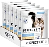 PERFECT FIT Junior Trockenfutter für junge Katzen unter 1 Jahr - Huhn, 750g (6 Beutel)