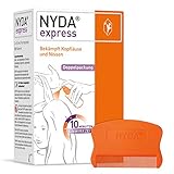 NYDA express Läusemittel - schnell und effektiv gegen Kopfläuse und Nissen, 2x50 ml