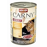 animonda Cat Carny Adult Rind,Huhn,Entenherz | 6x400g
