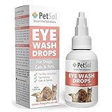 PetSol Sanfte Augenpflege Drops für Hunde und Katzen