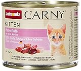 animonda Vom Feinsten Carny Kitten Katzenfutter, Nassfutter Katzen bis 1 Jahr, Baby-Paté , 6 x 200 g