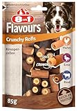 8in1 Flavours Crunchy Rolls Hunde-Snacks - knusprige Leckerlis für Hunde mit Hähnchenbrust, Entenbrust oder Rindfleisch, 85 g Beutel
