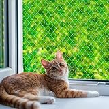 QILUCKY nylon Katzenschutznetz Katzennetz für Balkon Transparent Können Zuschneidbar ​und Bissfest Balkonnetze für Katzen ​zur Absicherung von Terrasse, Fenster und Türen (3x3 m)