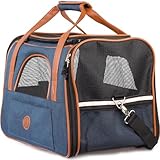 HUND IST KÖNIG Hundetasche & Katzentasche bis 6,5kg - Hochwertige Hundetragetasche - Transporttasche für Katzen - Faltbare mobile Tragebox für Hunde & Katzen