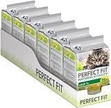 Perfect Fit Adult 1+ Katzennassfutter Natural Vitality, 36 Portionsbeutel, 6x50g (6er Pack) – Premium Katzenfutter nass, mit Huhn und Truthahn für erwachsene Katzen