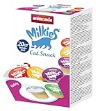 animonda milkies Katzenmilch Mix Variety, Katzenmilch portioniert, 4 X 20 Cups mit 4 verschiedenen Sorten á 15 g