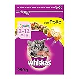 Whiskas Junior Katzenfutter Huhn, 5 Packungen (5 x 950 g)