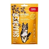 MERA Snacker Geflügel (1 x 200g), getreidefrei, softe Hundeleckerli für Training oder als Snack, herzhafte fleischige Leckerlies für alle Hunde