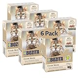 Bozita Häppchen in Soße mit Hühnchen & Pute Multibox 6x370g im Tetra
