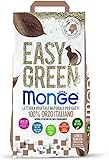 Monge Easy Green Katzenstreu, 100% italienische Gerste, organische natürliche Klumpstreu für Katzen