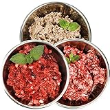 Barf Hundefutter Sparpaket Rind-Mix 28kg rohes Frostfutter mit Rindfleisch aus Deutscher Weidehaltung für gesunde Hunde (28x 1.000g)