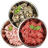 Barf-Snack Frostfutter - Sparpaket Leckermäulchen mit Ente, Kaninchen & Pansen 28kg Barf Futter, Rohfleisch für Hunde & Katzen