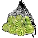 Philonext 12 Stück Tennisbälle mit Mesh Tragetasche Tennisbälle fürs Training, Tennis übungs Ball mit Mesh Tragetasche, ideal für Tennis-Unterricht, Training, Ballmaschinen und auch als Spielgerät